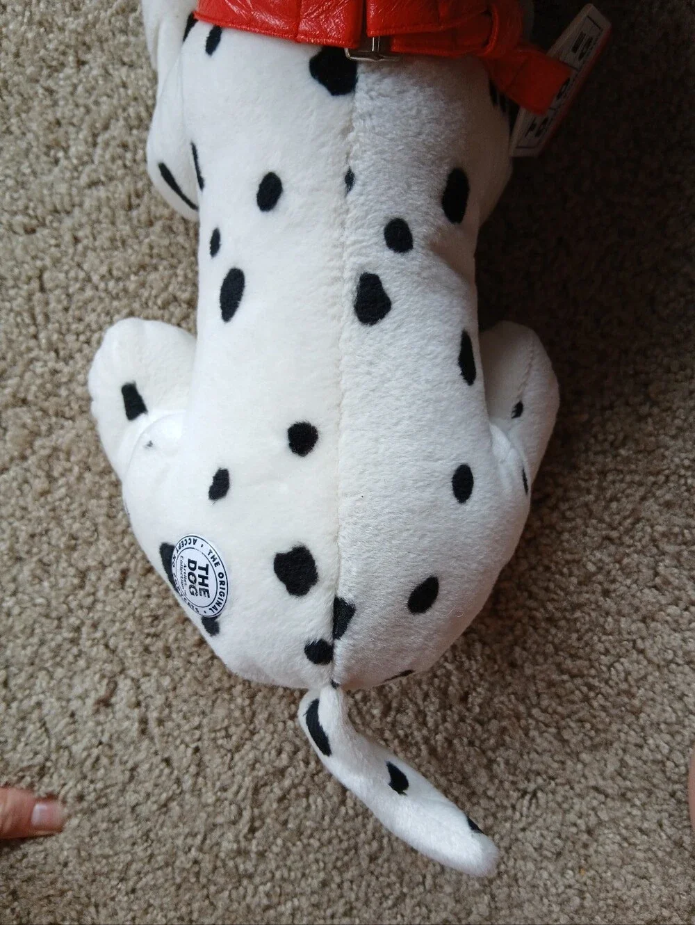 RARE Vintage THE DOG Artist Collection Dalmatian Plush Toy Y2K